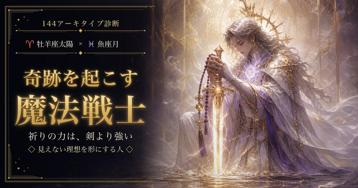 牡羊座 × 魚座 — 奇跡を起こす魔法戦士