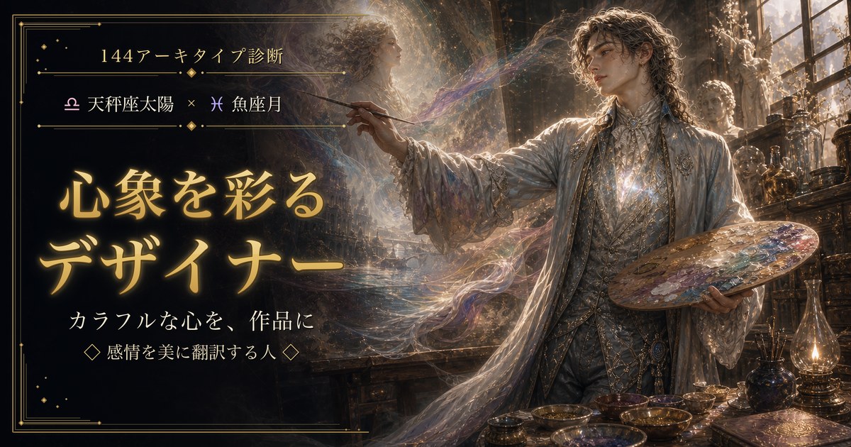 天秤座 × 魚座 — 心象を彩るデザイナー